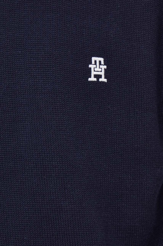 Bavlněný svetr Tommy Hilfiger MW0MW33505 námořnická modř