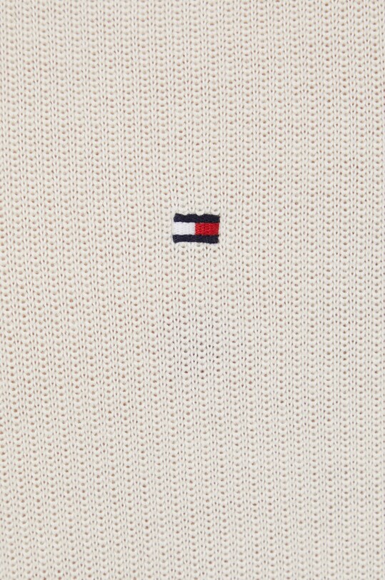 Βαμβακερό πουλόβερ Tommy Hilfiger MW0MW33511 μπεζ