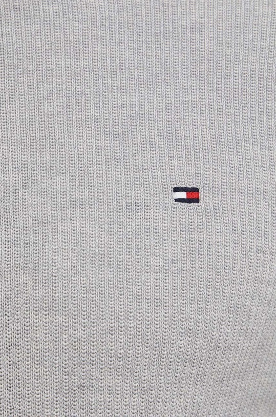 Tommy Hilfiger cardigan in cotone MW0MW33513 grigio
