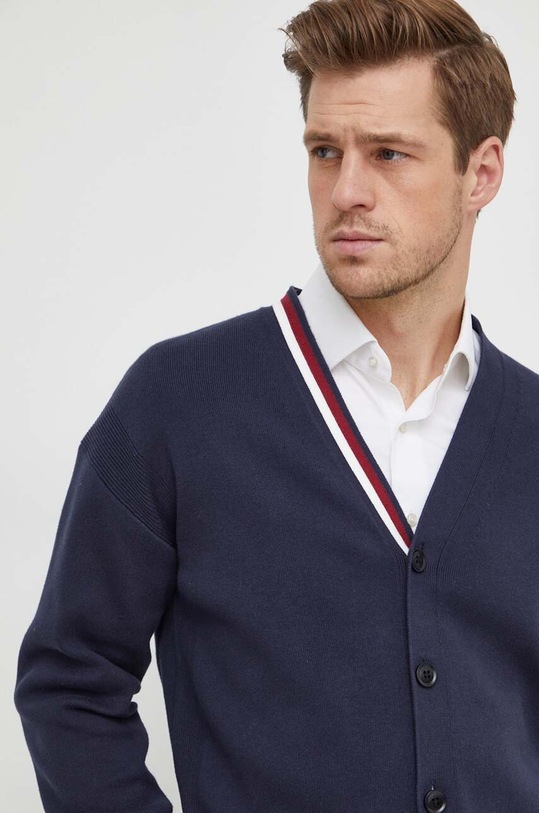 Tommy Hilfiger kardigan granatowy MW0MW33521