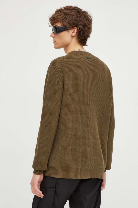 Îmbrăcăminte G-Star Raw pulover de bumbac D23930.C868 verde