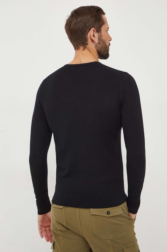 Odzież Calvin Klein sweter wełniany K10K112413 czarny