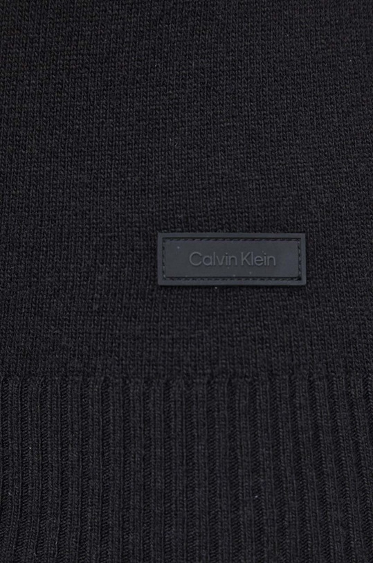 Sveter s prímesou vlny Calvin Klein K10K112540 čierna