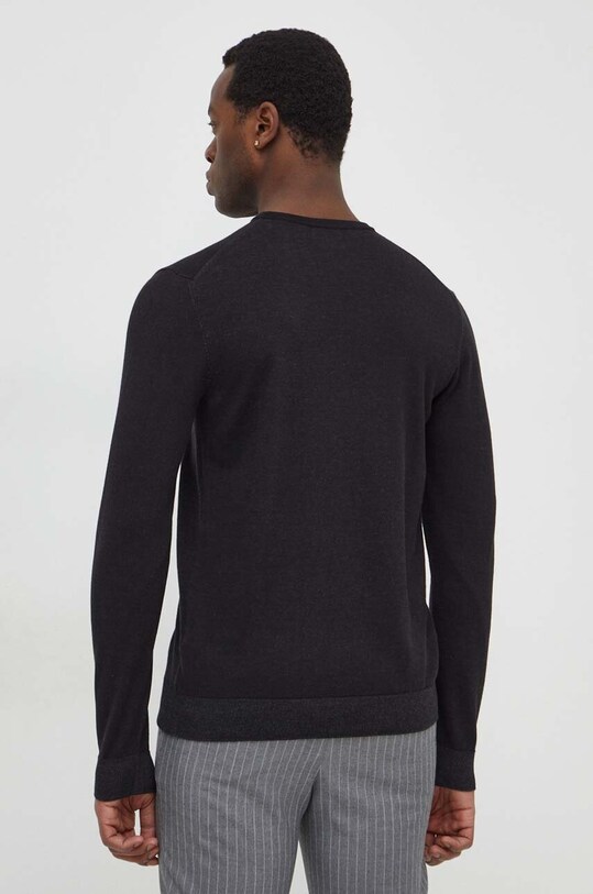 Odzież Calvin Klein sweter z domieszką jedwabiu K10K112742 czarny