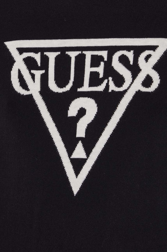 Sveter s prímesou hodvábu Guess BRODY M4RR08.Z33R1 čierna