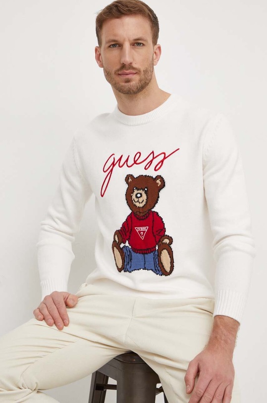 Guess sweter pozostałe biały M4RR35.Z2ZK2