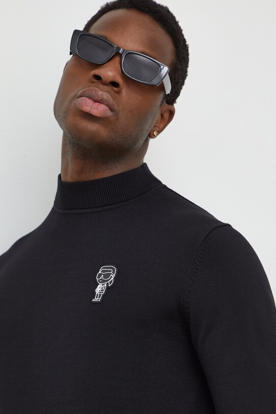 Karl Lagerfeld sweter czarny 541304.655089