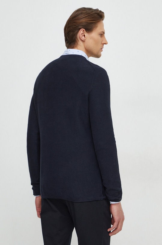 Odzież Joop! sweter bawełniany Holdin 30034684 granatowy