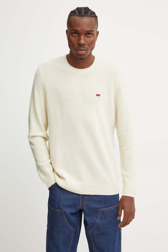Levi's sweter wełniany beżowy A4320