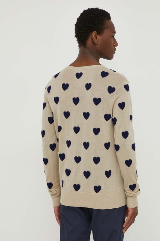 Odzież Tiger Of Sweden sweter wełniany Arron T68915109 beżowy