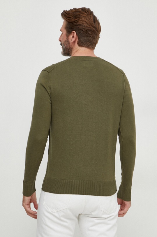 Bavlněný svetr Pepe Jeans MOE PM702400 zelená SS24