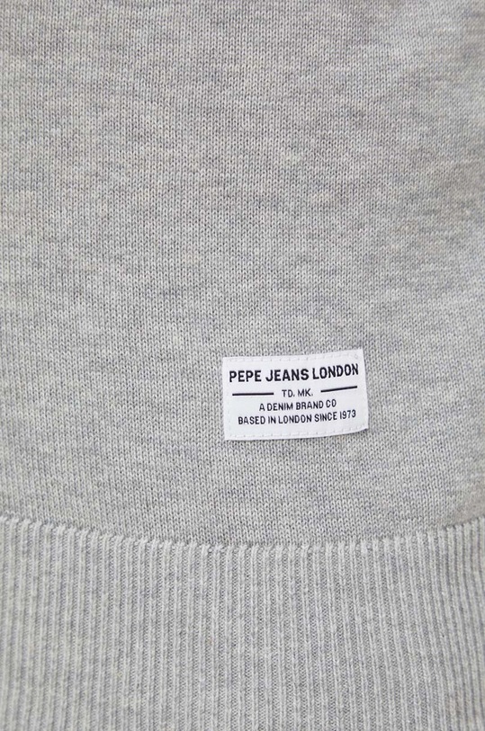 Bavlněný svetr Pepe Jeans MOE PM702400 šedá