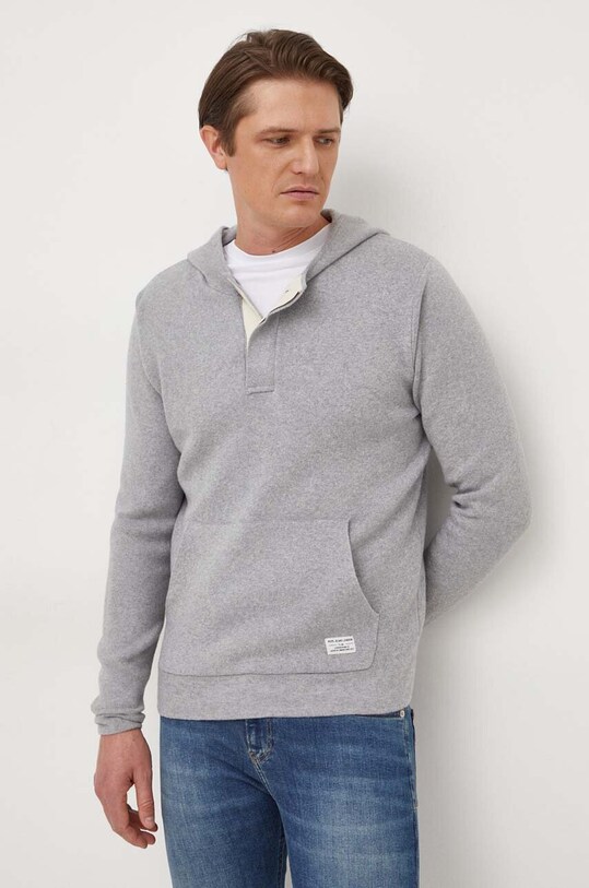 Pepe Jeans pulover din amestec de lana PM702406 gri SS24