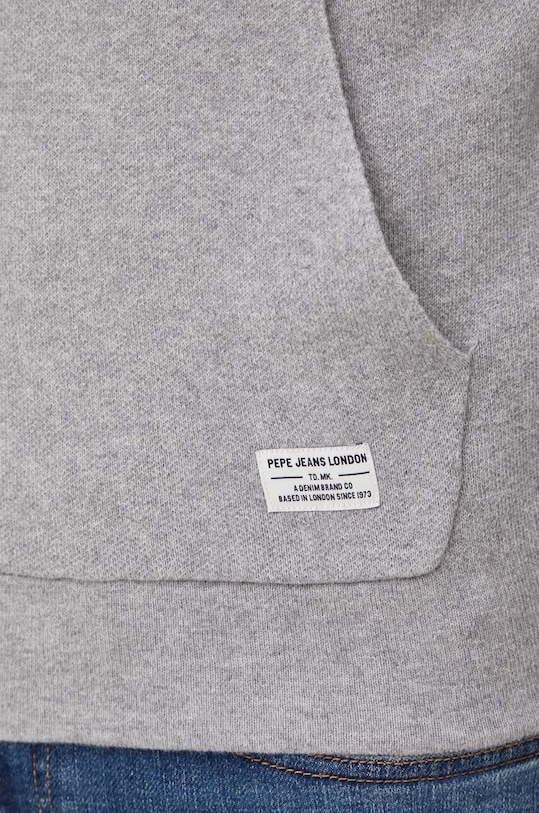 Svetr z vlněné směsi Pepe Jeans MAURICE PM702406 šedá