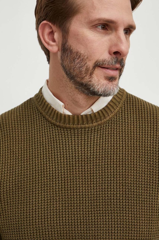 Βαμβακερό πουλόβερ Pepe Jeans MAXWELL πράσινο PM702407