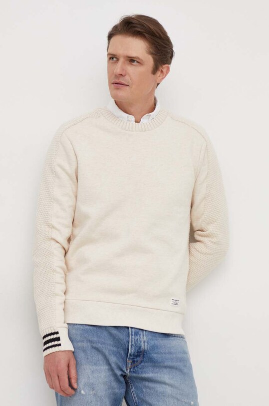 Pepe Jeans bluza bawełniana Murphy bawełna beżowy PM702410