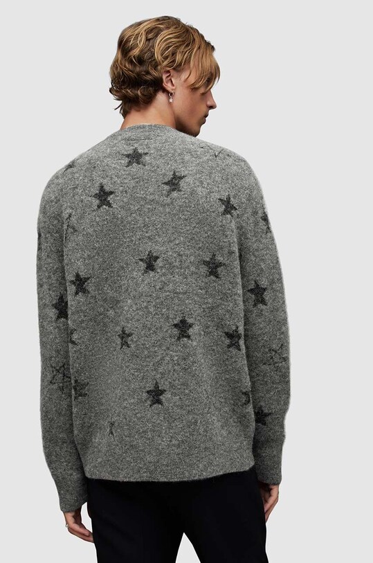 Odzież AllSaints sweter z wełną Odyssey MK141Z szary