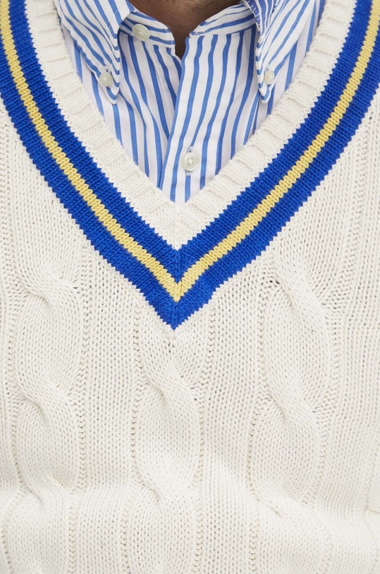 Polo Ralph Lauren sweter bawełniany 710934013 beżowy