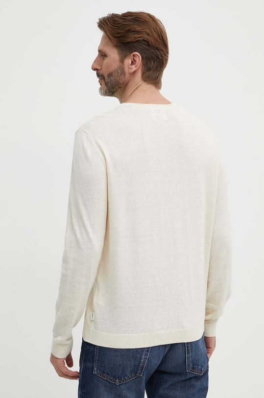 Odzież Pepe Jeans sweter lniany MILLER PM702422 beżowy