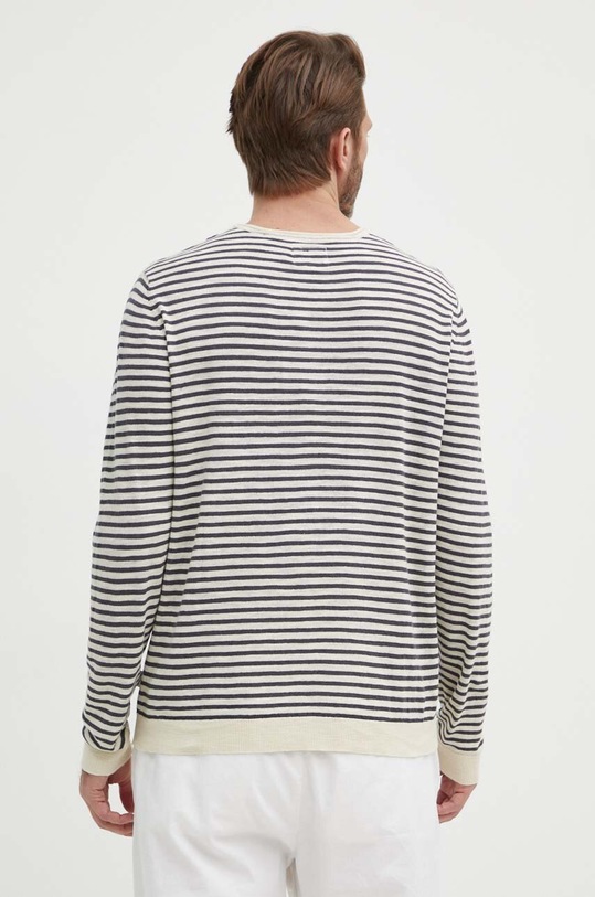 Odzież Pepe Jeans sweter lniany MYSTIC PM702423 beżowy