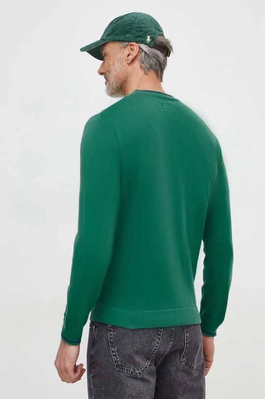 Odzież Pepe Jeans sweter bawełniany Mike PM702429 zielony