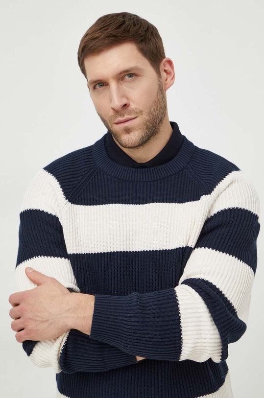 Pepe Jeans sweter bawełniany MILES granatowy PM702431