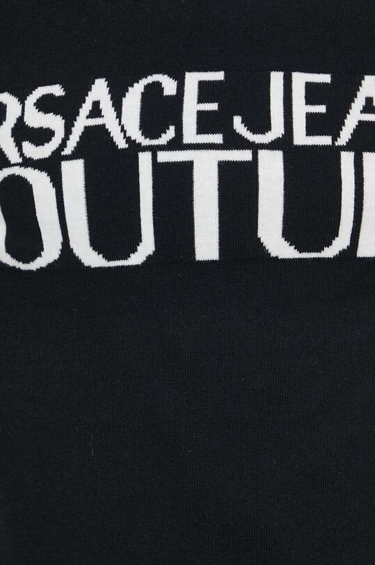 Пуловер с кашмир Versace Jeans Couture 76GAFM01.CM06H черен