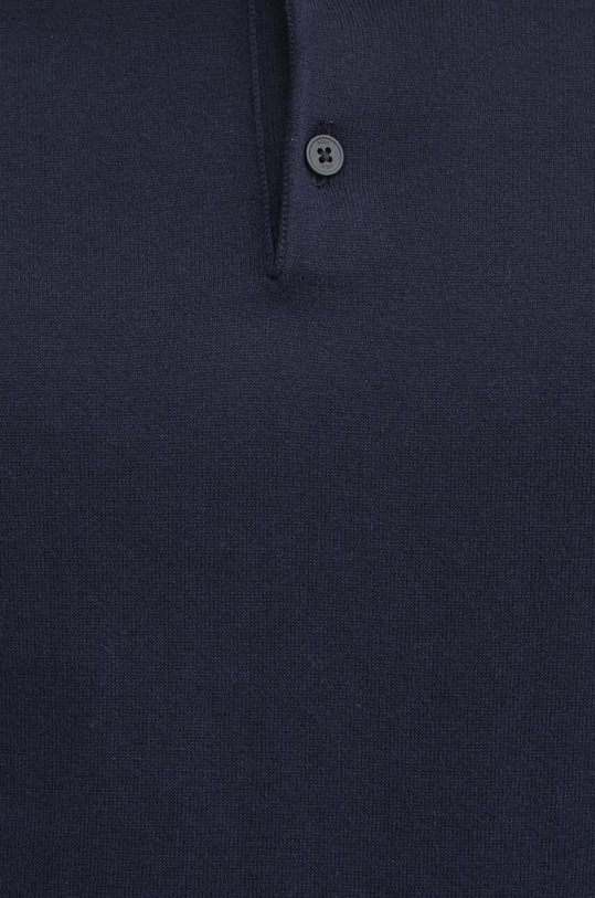 Bavlnený sveter BOSS 50506025 tmavomodrá