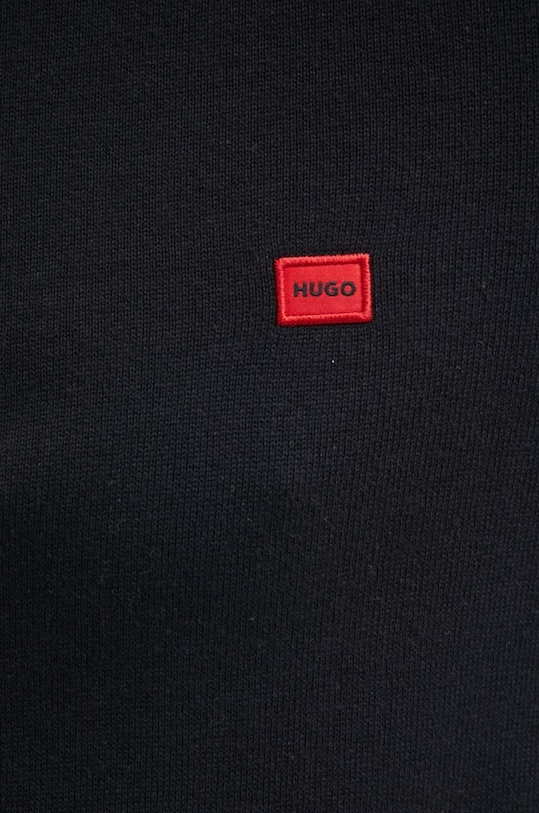 HUGO sweter bawełniany 50510394 czarny