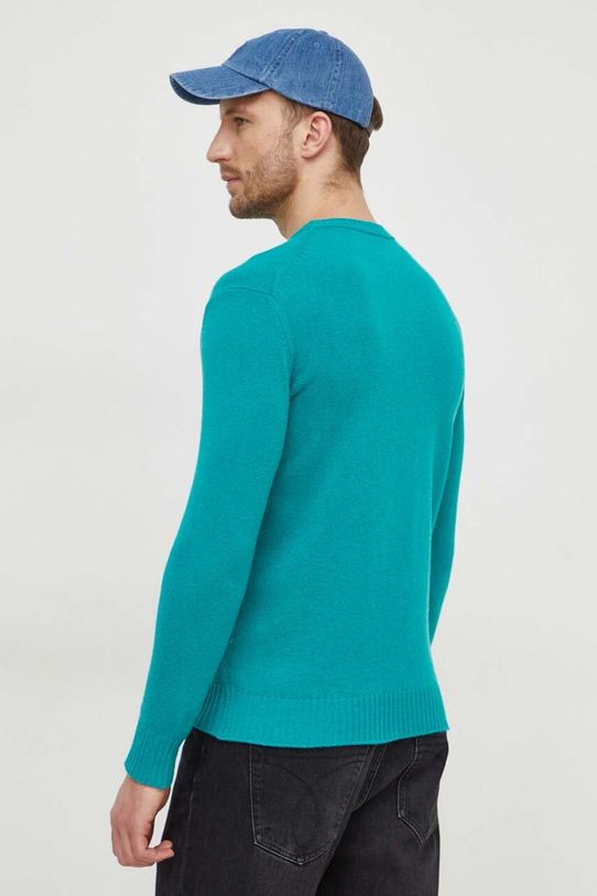 Oblečenie Sveter s prímesou vlny United Colors of Benetton 1235U1N67 zelená