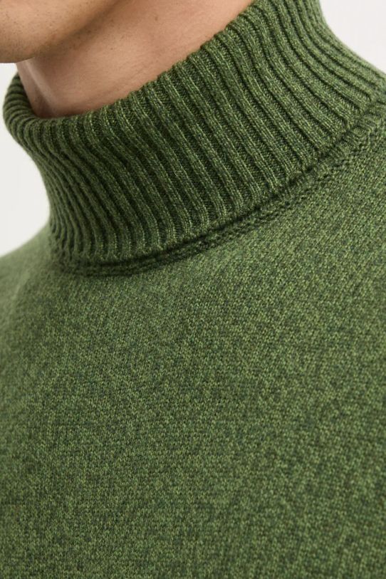 United Colors of Benetton sweter z domieszką wełny 1235U2522 zielony