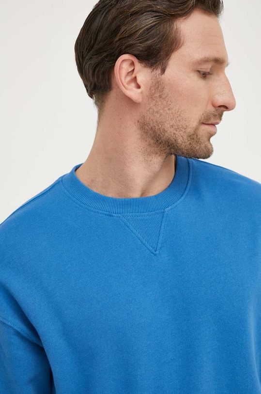 United Colors of Benetton bluza bawełniana niebieski 3J68U1009