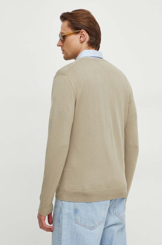 Odzież United Colors of Benetton sweter bawełniany 1098U4486 beżowy