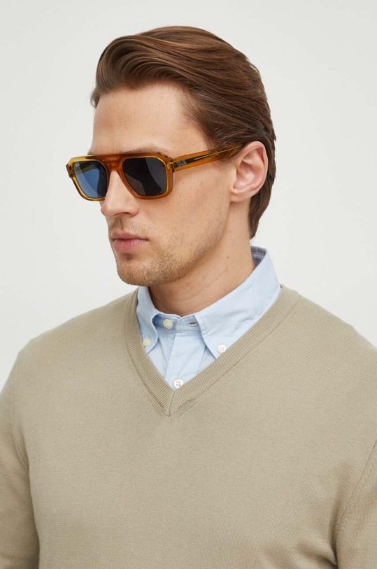 United Colors of Benetton sweter bawełniany beżowy 1098U4486