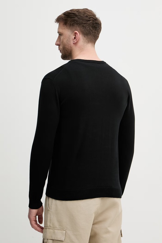 Odzież United Colors of Benetton sweter męski bawełniany 1098U4486 czarny