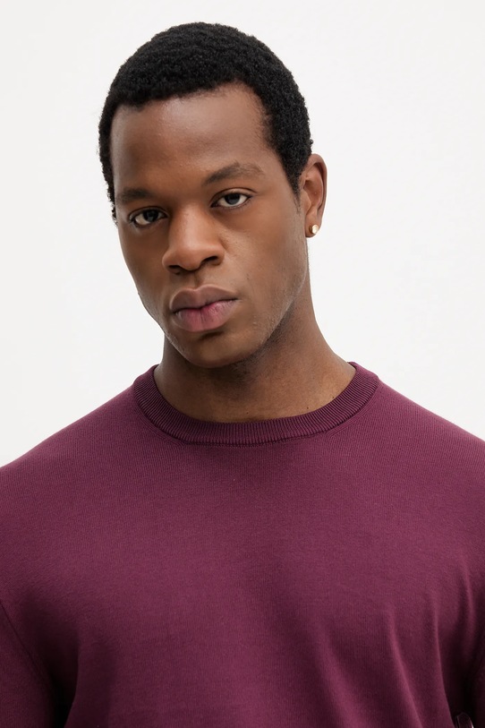 Bavlněný svetr United Colors of Benetton fialová 1098U1I76