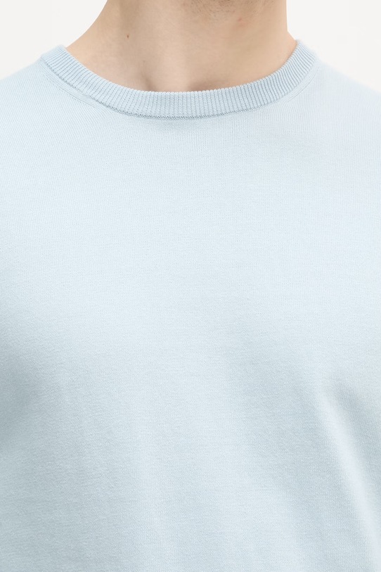 United Colors of Benetton sweter męski bawełniany 1098U1I76 niebieski