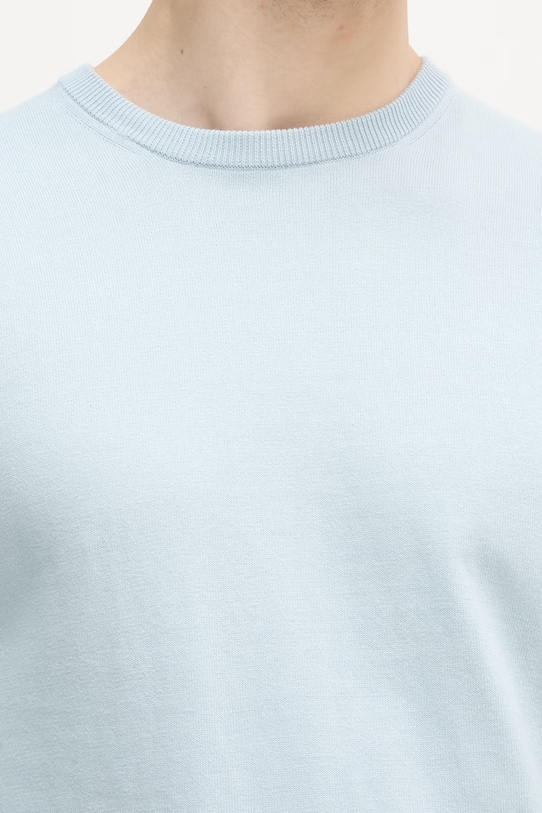 United Colors of Benetton sweter męski bawełniany 1098U1I76 niebieski