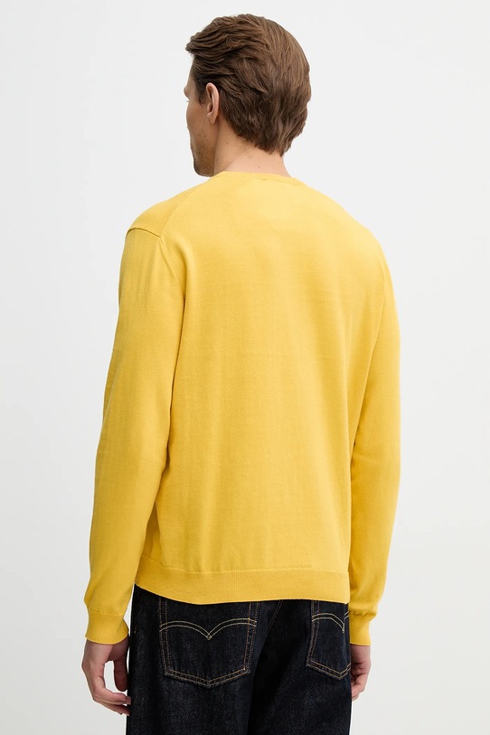 Odzież United Colors of Benetton sweter bawełniany 1098U1I76 żółty