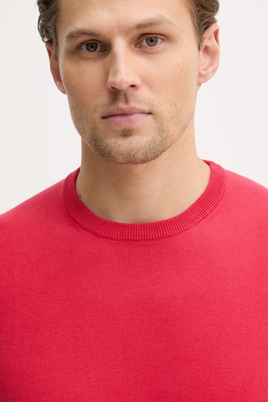 United Colors of Benetton sweter bawełniany czerwony 1098U1I76