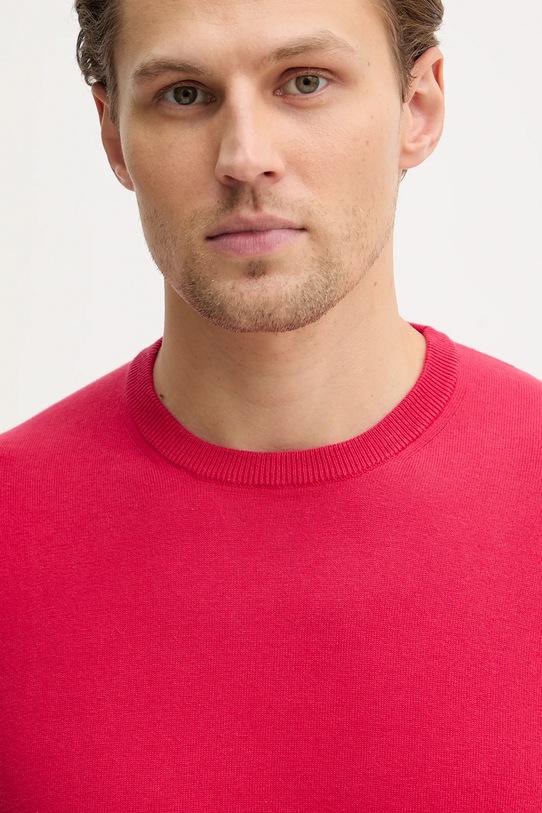 United Colors of Benetton sweter bawełniany czerwony 1098U1I76