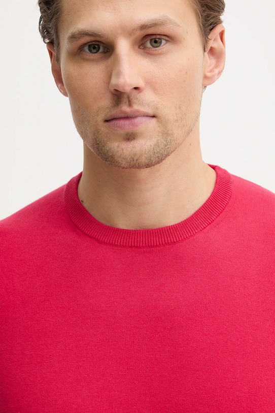 United Colors of Benetton sweter bawełniany czerwony 1098U1I76