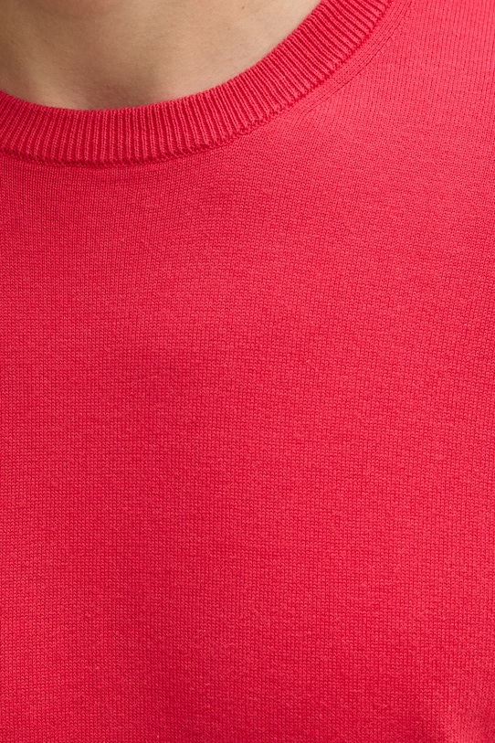 United Colors of Benetton sweter bawełniany 1098U1I76 czerwony