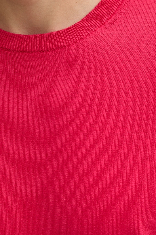 United Colors of Benetton sweter bawełniany 1098U1I76 czerwony