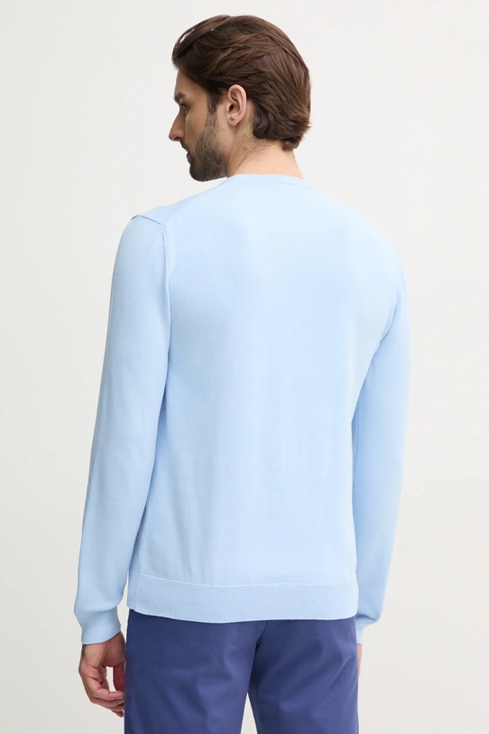 Ρούχα Βαμβακερό πουλόβερ United Colors of Benetton 1098U1I76 μπλε