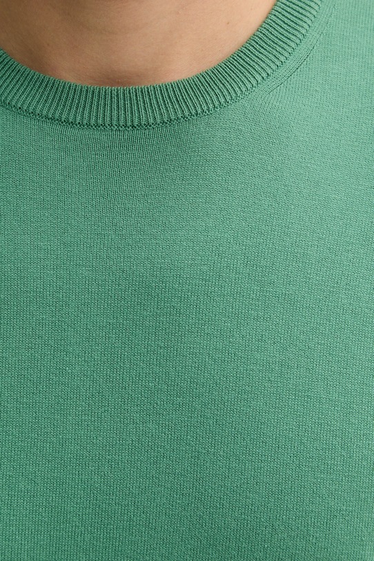United Colors of Benetton sweter bawełniany 1098U1I76 zielony