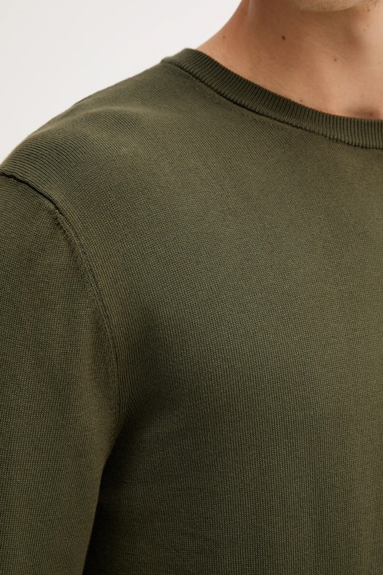United Colors of Benetton pulover de bumbac 1098U1I76 verde
