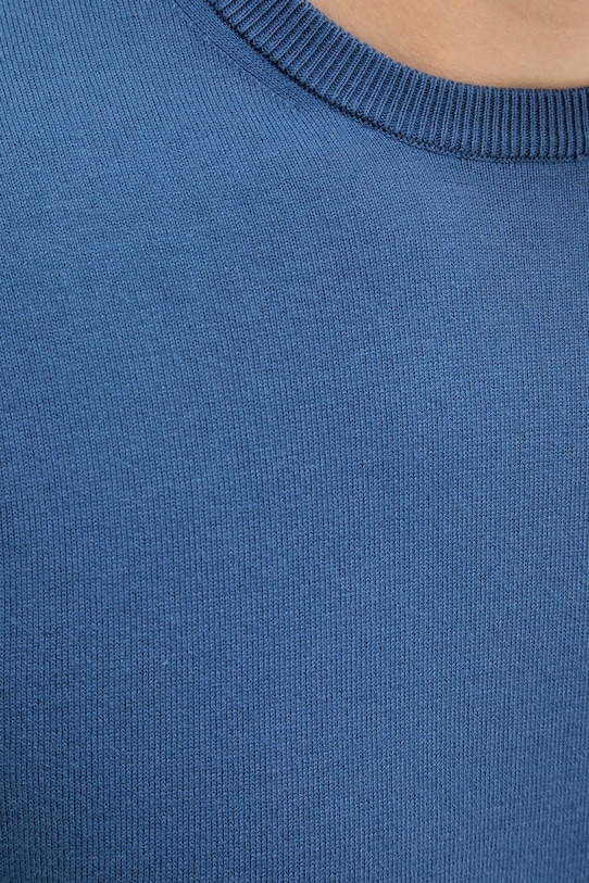 United Colors of Benetton sweter bawełniany 1098U1I76 niebieski