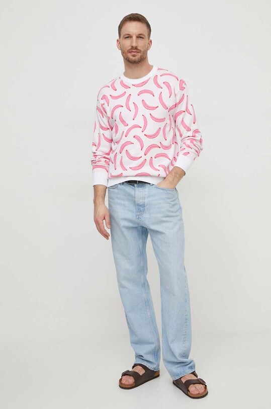Светр United Colors of Benetton 1194K107D рожевий SS24