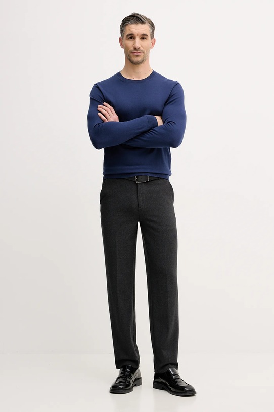 Pulover Sisley 10F2S1C78 mornarsko plava AW25